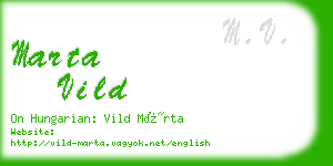marta vild business card